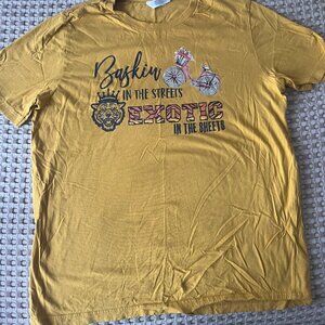 Baskin in the Streets Exotic in the Sheets T-Shirt Bella Canvas Size XL
